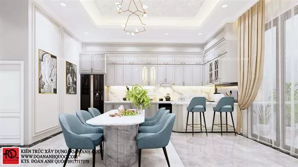 Xây nhà trọn gói Phan Thiết | Công ty Kiến trúc - Xây dựng Đoàn Anh Quốc . Top những mẫu phòng bếp sang trọng và hiện đại được ưa chuộng nhất hiện nay